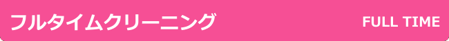 24時間フルタイムクリーニング